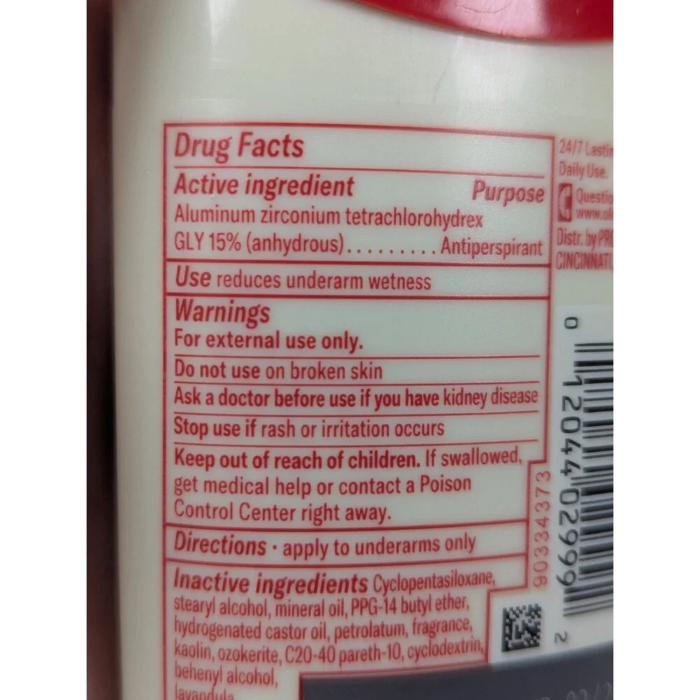 Old Spice - Wilderness Antiperspirant Deodorant for Men Lavender - 2.6 Oz 3 Pack